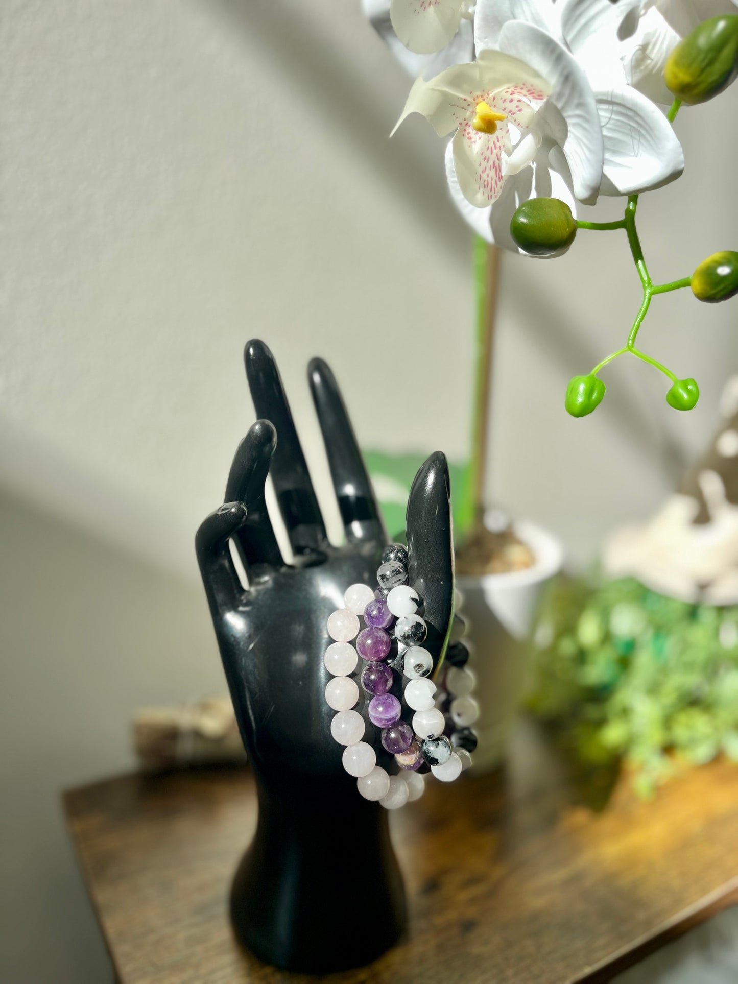 Crown Alignment – Crown Chakra Crystal Bracelet Set