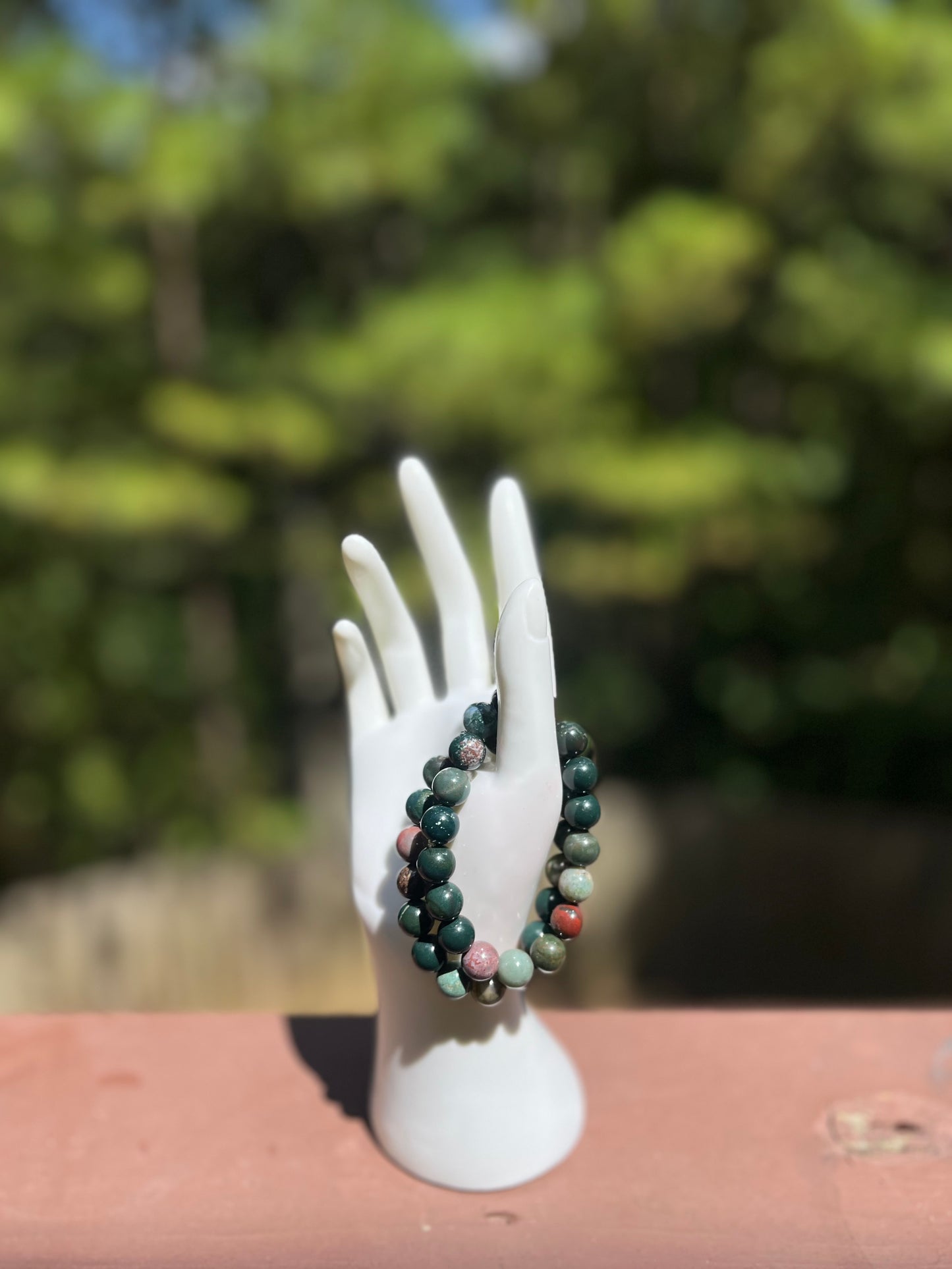 Bloodstone Crystal Bracelet