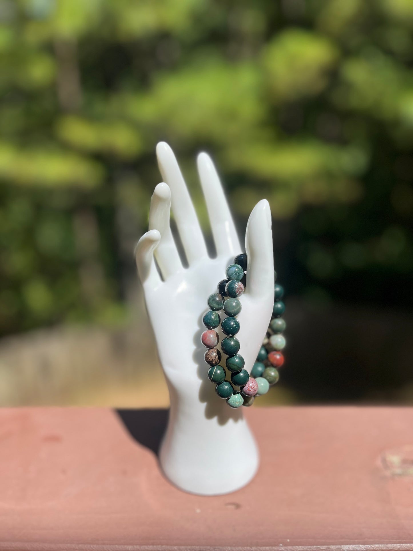 Bloodstone Crystal Bracelet