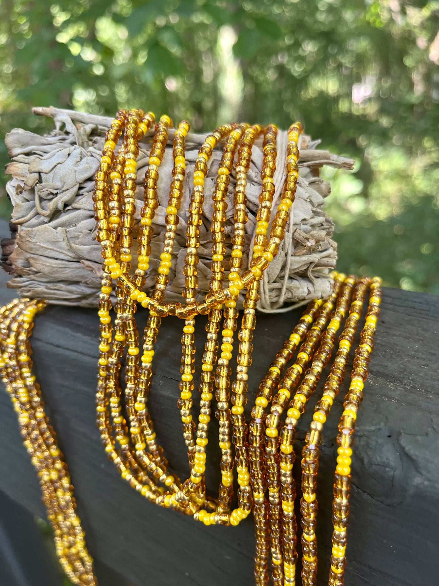 Oshun’s Honey Waistbeads