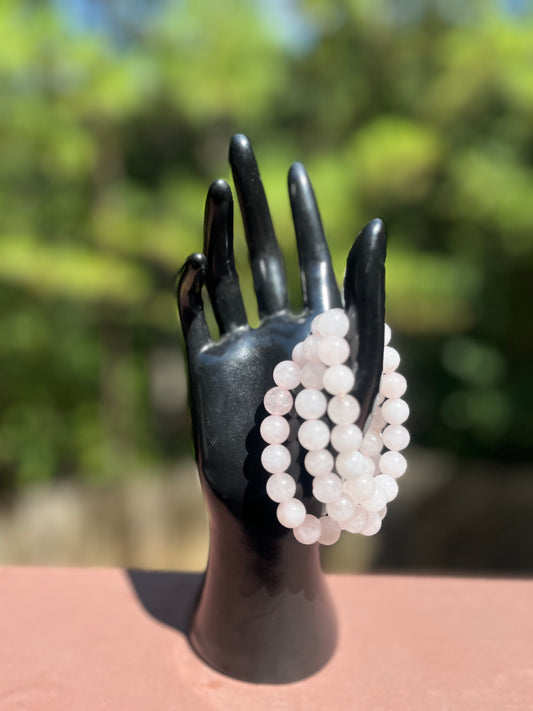 Rose Quartz Crystal Bracelet