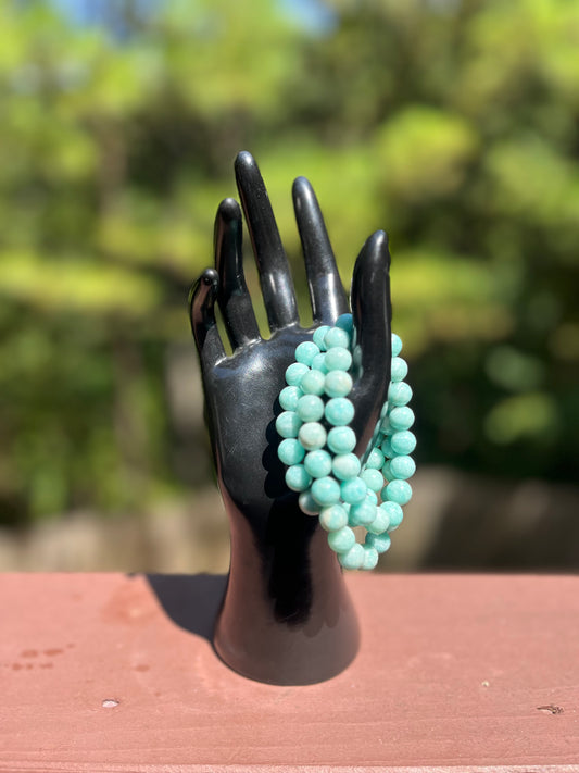 Amazonite Crystal Bracelet