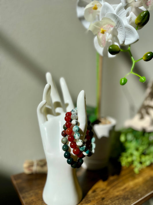Solar Radiance – Solar Plexus Chakra Crystal Bracelet Set